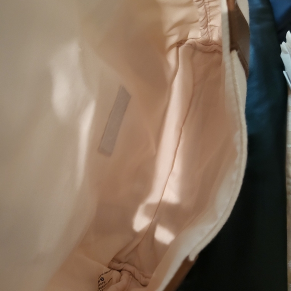 CHLOE beige cotton clutch - Picture 9 of 10